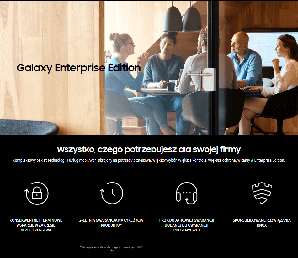 Jak działa Samsung Galaxy Enterprise Edition
