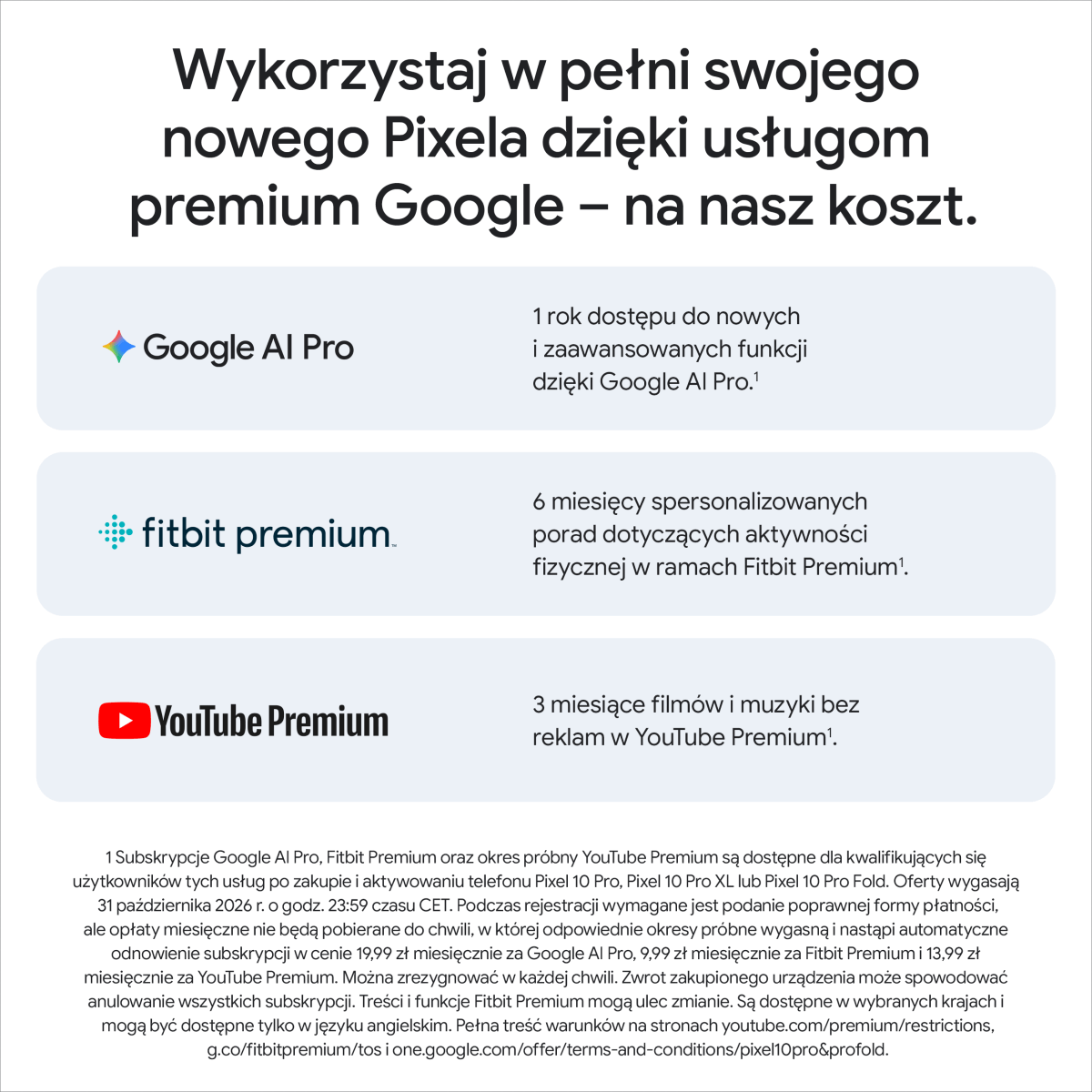 Promocja Pixel 10 Pro